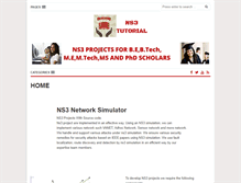 Tablet Screenshot of ns3tutorial.com